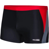 Плавки Aqua Speed Dario 346-16 чорний, червоний, сірий 3XL (5908217662491)