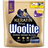 Капсули для прання Woolite Для чорних та джинсових тканин З кератином 33 шт. (5900627094145)
