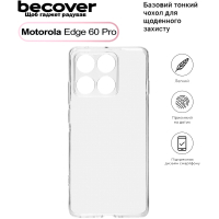 Чохол до мобільного телефона BeCover Motorola Edge 60 Pro Transparent (713775)