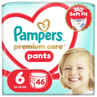 Підгузки Pampers Premium Care Pants Розмір 6 (13-18 кг) 46 шт (8006530320054)