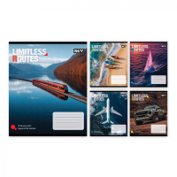 Зошит Yes Limitless routes А5 24 аркушів клітинка (769036)