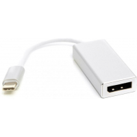Перехідник PowerPlant USB Type-C 3.1 Thunderbolt 3 (M) - DisplayPort (F), 4K, 0.15 (CA911851)