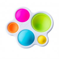 Брязкальце Fat Brain Toys прорізувач і тактильна іграшка Натисни кулю dimpl (F192ML)