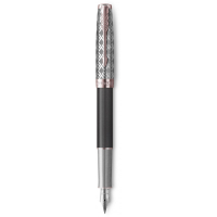 Ручка пір'яна Parker SONNET 17 Metal Grey Lacquer PGT  FP18 F (68 211)