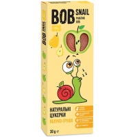 Цукерка Bob Snail Равлик Боб Яблоко-Груша 30 г (4820162520248)