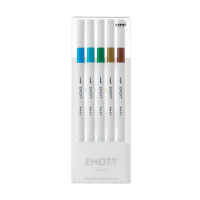 Лайнер UNI набір Emott Island Color 0.4 мм 5 кольорів (PEM-SY/5C.04IC)