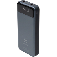 Батарея універсальна Vinga 30000 mAh 100W Display VA Grey (Li-Ion) (VPBB30100)