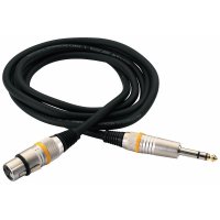 Мікрофонний кабель RockCable Microphone Cable - XLR (f) / TRS Jack 3m (RCL 30383 D6 F BA)