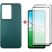 Чохол до мобільного телефона Dengos Oppo A5 4G Case Soft + 2 Glass (Green) (DG-CTG2P-26)