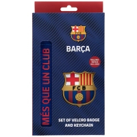 Бейдж Kite набір на липучці та підвіска FC Barcelona, 2 шт (BC25-3010)