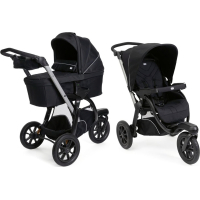 Коляска Chicco Activ3 New 2 в 1 Чорна (2900990892068) (87154.31.01)