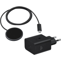 Зарядний пристрій Samsung Magnetic Wireless Qi2.2 25W 1.5m + Adapter USB-C PD45W dark gray (EP-P2900TBEGWW)