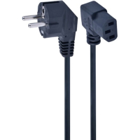 Кабель живлення C13 1.5m 90° corner Cablexpert (PC-186A-VDE1B-1.5M)