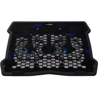 Підставка до ноутбука Canyon NS03, 10-15.6 laptop, dual-fan with 2x2.0 USB hub (CNE-HNS03)