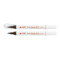 Художній маркер STA пензлик акварельний AQUA NATURAL BRUSH 3700, шоколадний (STA3700-81)