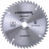 Диск пильний HAISSER по дереву - 185x20 48 зуб. (118492)