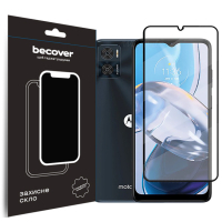 Скло захисне BeCover Motorola Moto E22/E22i Black (709731)