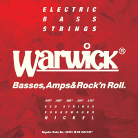 Струни для гітари Warwick Red Nickel Plated Medium 5-String (45-135) (46301 M 5B)