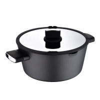 Каструля Bergner Ion, з кришкою 6 л (BG-35802-BK)