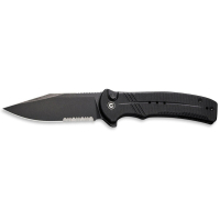 Ніж Civivi Cogent Serrated, Black G10, Darkwash (C20038E-1)