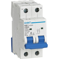 Автоматичний вимикач CHINT NB1-63DC 2P C16 DC500V