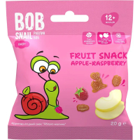 Дитячі снеки Bob Snail фруктові яблуко-малина 20 г (1740852)