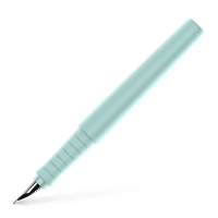 Ручка пір'яна Faber-Castell POLY Fountain Pen Caribic Blue, колір корпусу бірюзовий, перо F (0,5 мм) (32997)