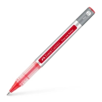 Ролер Faber-Castell Free Ink rollerball, колір чорнила червоний, 0,7 мм, одноразова (29193)