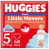Підгузки Huggies Little Movers/Pants 5 (12-17 кг) Box для хлопчиків 68 шт (5029053564128)