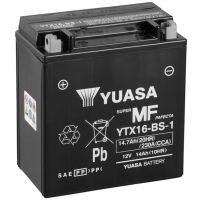 Акумулятор автомобільний Yuasa 12V 14,7Ah MF VRLA Battery (YTX16-BS-1)