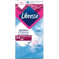 Щоденні прокладки Libresse Dailies Fresh Extra Long 24 шт. (7322540062656)
