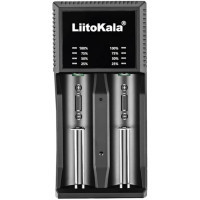 Зарядний пристрій для акумуляторів Liitokala 2 Slots, LED indicator, Li-ion(18650...RCR123...26650), NiMH(AA, AAA, SC, C) (Lii-PL2)