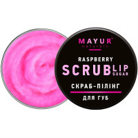 Скраб для губ Mayur Raspberry Lip Sugar Scrub Малинове праліне 15 г (4820230953237)