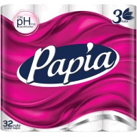 Туалетний папір Papia 3 шари 32 рулони (8690536010066)