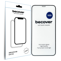 Скло захисне BeCover Apple iPhone XR 10D Black (711511)
