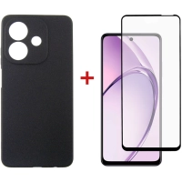 Чохол до мобільного телефона Dengos Oppo A3 Carbon + glass (Black) (DG-KM-112)