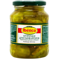 Овочева консервація Iberica Корнішони нарізані 5-7 см 370 мл (8436024299656)