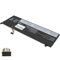 Акумулятор до ноутбука Lenovo ThinkBook 14s Yoga L19M4PDB, 60Wh (3907mAh), 4cell, 15.36V, Li-Ion (A71131)