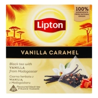 Чай Lipton чорний "Vanilla Caramel" 20 пакетиків (5063270110973)