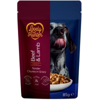 Вологий корм для собак Lovely Hunter Adult Beef & Lamb 85 г (LHU47942)