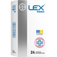 Презервативи Lex Condoms Ribbed 24 шт. (4820144774485)