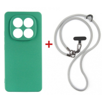 Чохол до мобільного телефона Dengos Case + Cross-body Strap Xiaomi Redmi Note 15 Pro 4G Mint+Grey (DG-KM-CCRB-39)