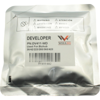 Девелопер Konica Minolta Bizhub 36/42/223/283/363/423, DV-411, 300г/па Welldo (DV411-WD)