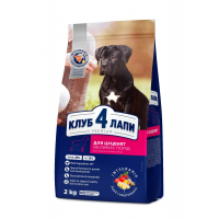 Сухий корм для собак Club 4 Paws Преміум. Для цуценят великих порід зі смаком курки 2 кг (4820083909481)
