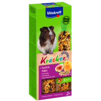 Ласощі для гризунів Vitakraft Kracker з фруктами для морських свинок 112 г (4008239251558)