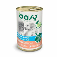 Консерви для собак OASY One Protein Formula Puppy & Junior Medium/Large з лососем 400 г (8053017344508)
