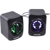 Акустична система Maxxter CSP-U005RGB USB Black (CSP-U005RGB)