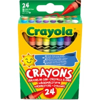 Олівці кольорові Crayola воскові, 24 шт (0024)