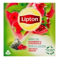 Чай Lipton зелений "Raspberry&pomegran" 20 пакетиків (5063270108413)