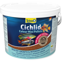 Корм для риб Tetra Cichlid Colour Mini для невеликих цихлід для яскравості забарвлення гранули 10 л (4004218811799)
